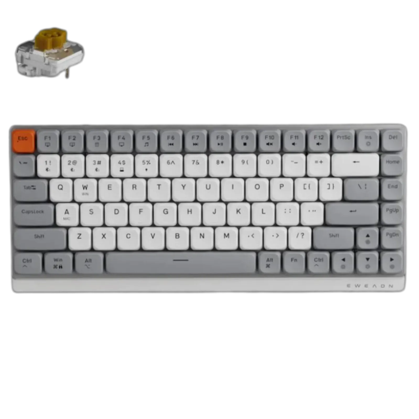 کیبورد مکانیکی mk84  | سوئیچ Brown (قهوه‌ای)